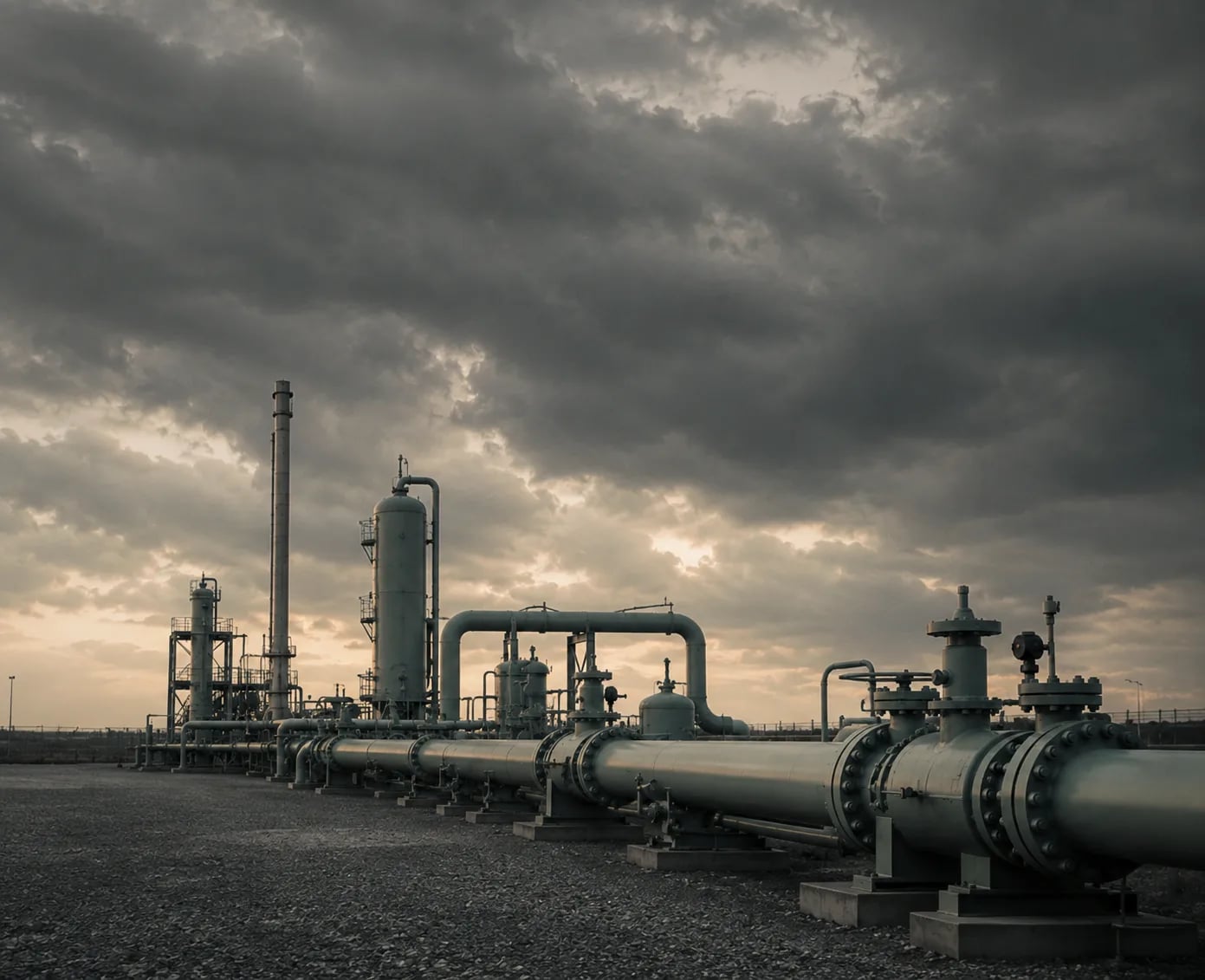 Midstream pipeline and processing infrastructure